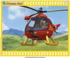 Tom Thomas onun helikopteri Wallaby One